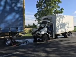 Groźny wypadek pod Kluczborkiem