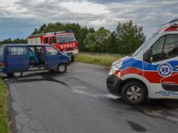 Dwa auta zderzyły się w Szydłowcu Śląskim