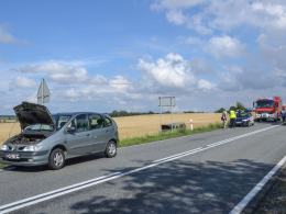 Niebezpieczne zdarzenie na DK 94 koło Leśniczówki. Ranne dzieci