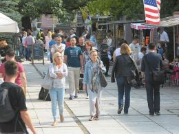 Centrum Opola pełne Food Trucków