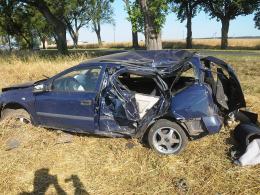 Tragiczny wypadek w Borkach Małych. Dwie osoby nie żyją