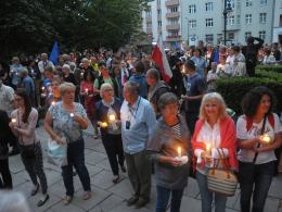Łańcuch światła w Opolu. "Bronimy sądów i demokracji"