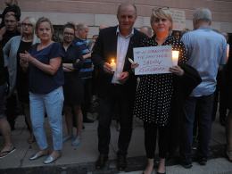 Łańcuch światła w Opolu. "Bronimy sądów i demokracji"