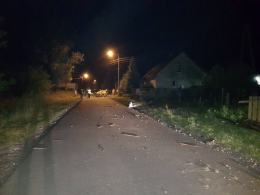 Dachowanie bmw w Bogacicy. Kierowca sam wyszedł z auta i oddalił się