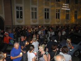 "W Polsce skończyła się demokracja!". Protest i blokada drogi w Opolu