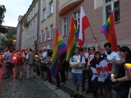 "W Polsce skończyła się demokracja!". Protest i blokada drogi w Opolu