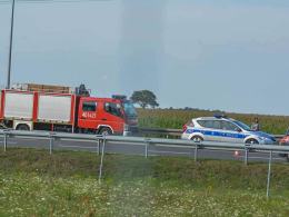 Zderzenie 6 samochodów na autostradzie A4