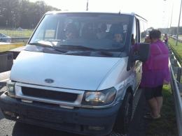 Zderzenie 6 samochodów na autostradzie A4