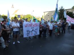 Protest w rocznicę wydania decyzji o powiększeniu Opola