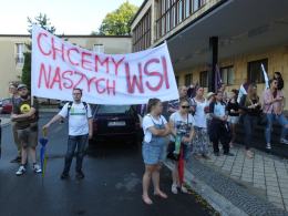 Protest w rocznicę wydania decyzji o powiększeniu Opola