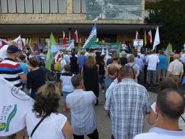 Protest w rocznicę wydania decyzji o powiększeniu Opola