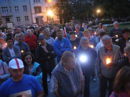 Protesty pod Sądem Okręgowym w Opolu dobiegają końca