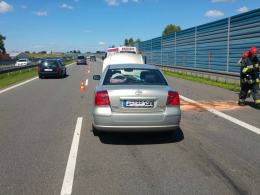 Dwie osoby ranne w wypadku na autostradzie A4