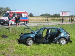 Zderzenie samochodów osobowych na obwodnicy Opola
