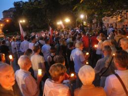 "Łańcuch Światła" w Opolu. Przemawiał Józef Pinior