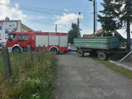 Zderzenie lancii i traktora. Dwoje dzieci odwieziono do szpitala