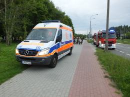 Zasłabł i uderzył w latarnię na ul. Sosnkowskiego w Opolu