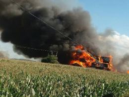 Ogromne straty po pożarze tartaku pod Prudnikiem