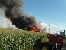 Ogromne straty po pożarze tartaku pod Prudnikiem