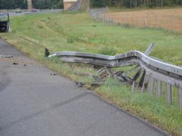 Uderzył w barierki na A4. Mieszkaniec Śląska w szpitalu