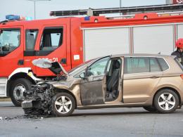 Wypadek na obwodnicy Opola. Cztery osoby ranne, w tym małe dziecko