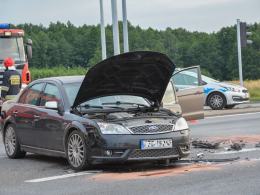 Wypadek na obwodnicy Opola. Cztery osoby ranne, w tym małe dziecko