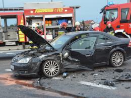 Wypadek na obwodnicy Opola. Cztery osoby ranne, w tym małe dziecko