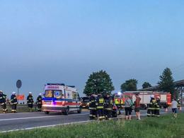 Wypadek w Zimnicach Wielkich. Trzy osoby w szpitalu