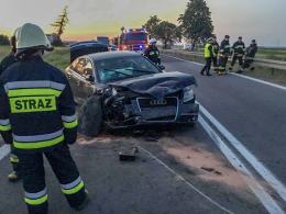 Wypadek w Zimnicach Wielkich. Trzy osoby w szpitalu