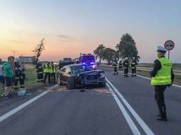 Wypadek w Zimnicach Wielkich. Trzy osoby w szpitalu