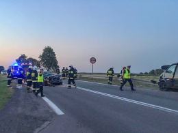 Wypadek w Zimnicach Wielkich. Trzy osoby w szpitalu