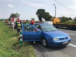 Dwie osoby ranne na DK 46 niedaleko Niemodlina.