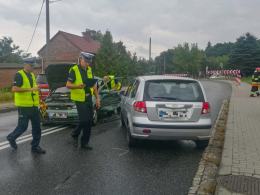 Zderzenie dwóch samochodów w Kostowie