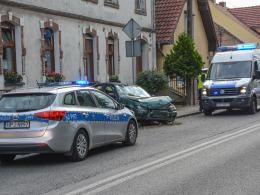 Pijany kierowca wjechał w dom w Komprachcicach
