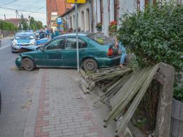 Pijany kierowca wjechał w dom w Komprachcicach
