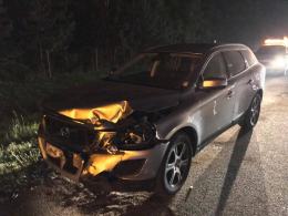 5 samochodów rozbitych na autostradzie
