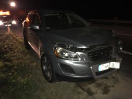 5 samochodów rozbitych na autostradzie