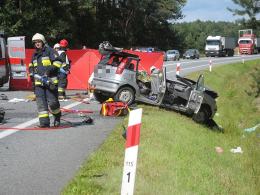 Śmiertelny wypadek pod Opolem. Zablokowana DK 45
