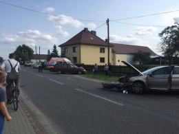 Wypadek w Polskiej Nowej Wsi, ranny starszy mężczyzna