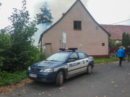 Pożar stolarni w Lewinie Brzeskim