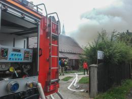 Pożar stolarni w Lewinie Brzeskim