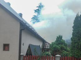 Pożar stolarni w Lewinie Brzeskim