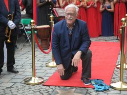 Jan Pietrzak odsłonił swoją gwiazdę w Alei Gwiazd Piosenki Polskiej