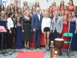 Ania Wyszkoni z gwiazdą w Alei Gwiazd Piosenki Polskiej