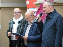 Marek Dutkiewicz odsłonił swoją gwiazdę w Alei Gwiazd Polskiej Piosenki