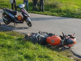 Zderzenie dwóch motocykli pod Namysłowem