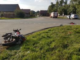 Zderzenie dwóch motocykli pod Namysłowem