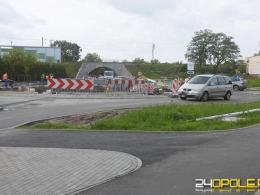 Opóźnienie przy budowie ronda na Chabrach