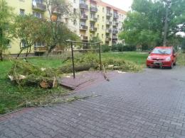 Huragan Xavier uderzył w Opolszczyznę