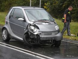 Wypadek 4 samochodów między Opolem a Lędzinami